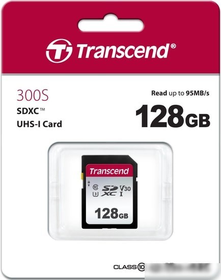 Карта памяти Transcend SDXC 300S 128GB
