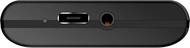 Кнопочный телефон BQ BQ-2458 Barrel L (черный/золотистый)