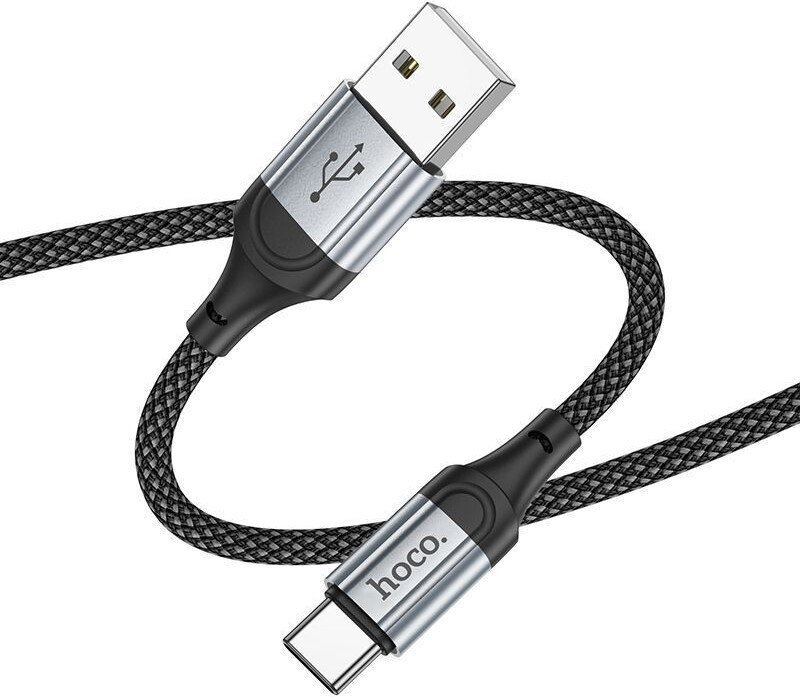 Кабель Hoco X102 USB Type-A - USB Type-C (1 м, черный)