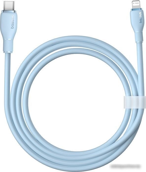 Кабель Baseus Pudding Series USB Type-C - Lightning (2 м, голубой)
