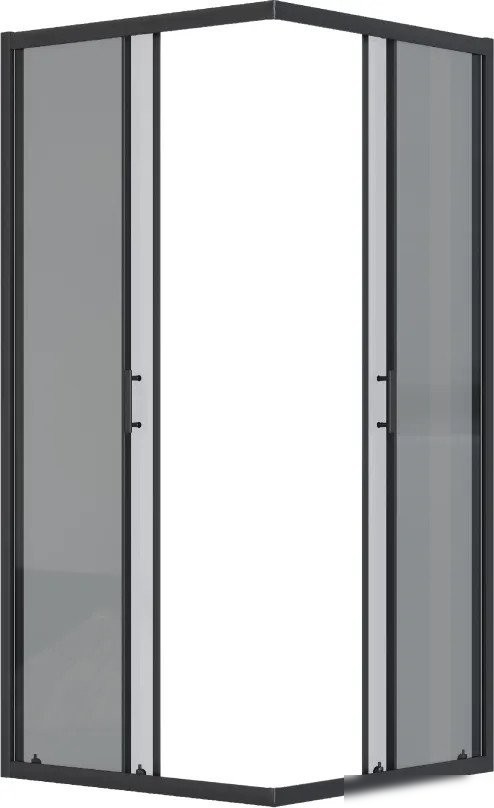 Душевой уголок Santek Вэлия 80х80 1.WH50.1.796 (черный)
