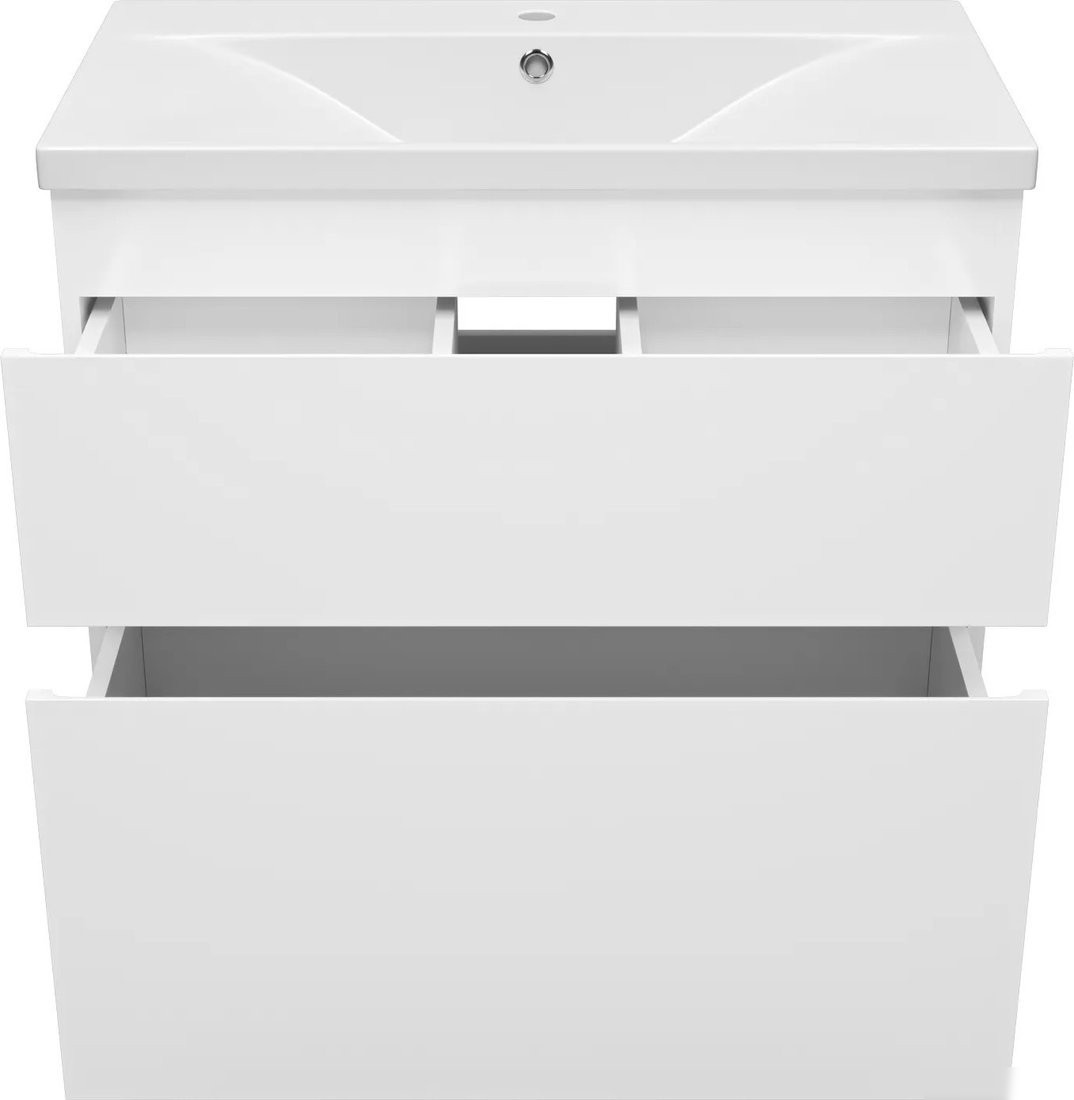 Misty Тумба под умывальник Лаки 80 П-Лак-01080-0112Я+RCW-140380WH
