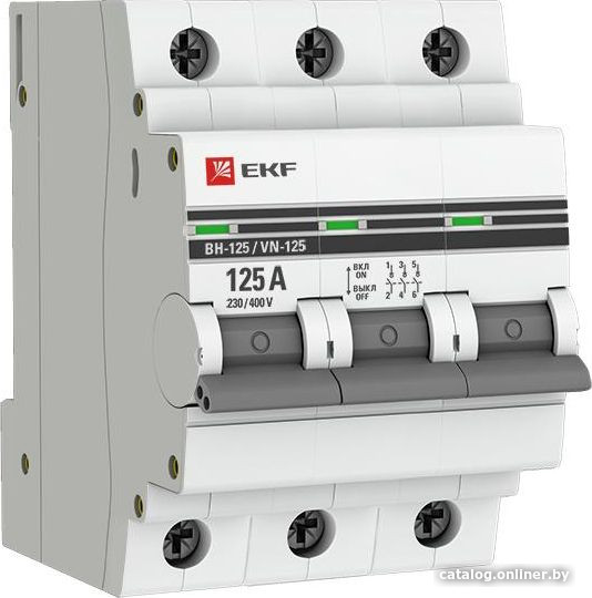 Выключатель нагрузки EKF PROxima ВН-125 3P 125А SL125-3-125-pro Выключатель нагрузки EKF PROxima ВН-125 3P 125А SL125-3-125-pro