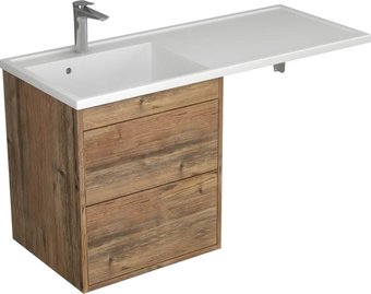 Veneciana Тумба с умывальником Nera 55 с 2-мя ящиками + Paola Magenta 1200 L (пихта)