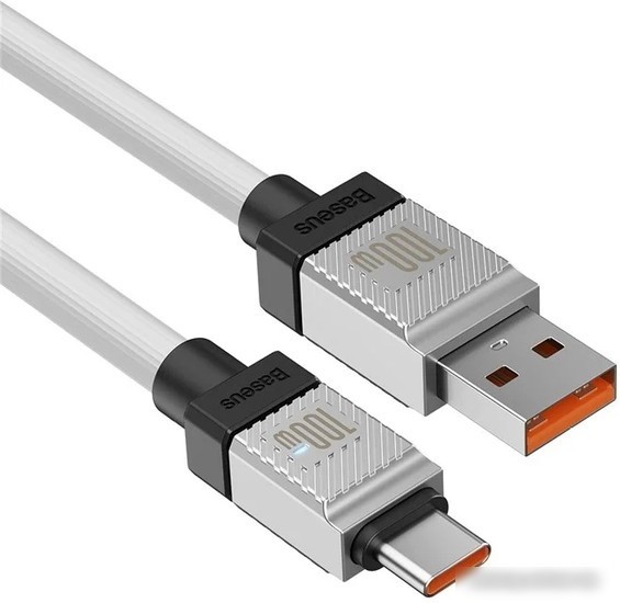 Кабель Baseus CoolPlay Series USB Type-A - USB Type-C 662802352B (1 м, белый)