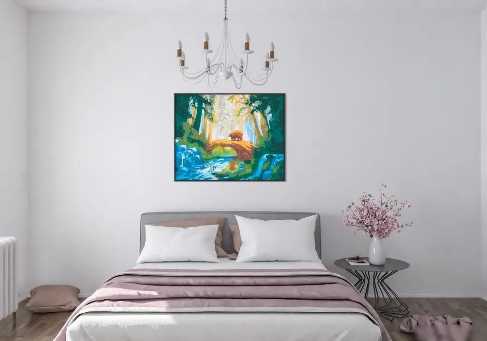 Картина по номерам PaintLine Медведи в лесу PL-00001