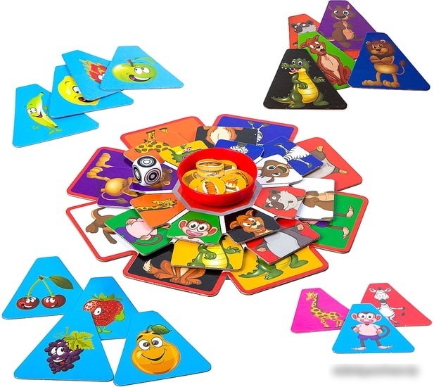 Настольная игра Bondibon Крутящийся пазл
