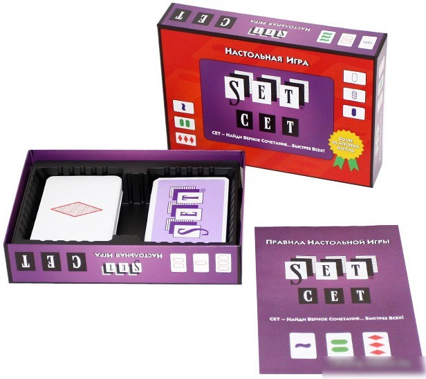Настольная игра Стиль Жизни Сет (Set)