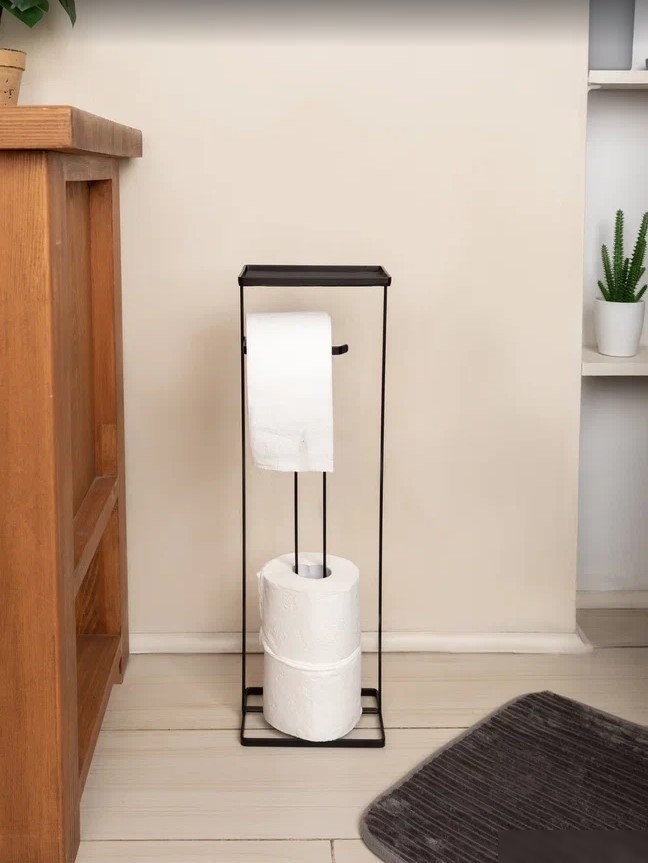 Держатель для туалетной бумаги Swensa SWFL-990-BLK (черный)