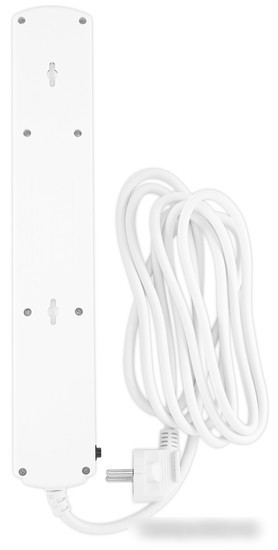 Сетевой фильтр IPPON BK-6-EU-3-10-W (3м, 6 розеток, белый)