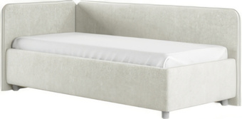 Кровать-тахта Сонум Capri L 90x200 (микровелюр светло-серый)