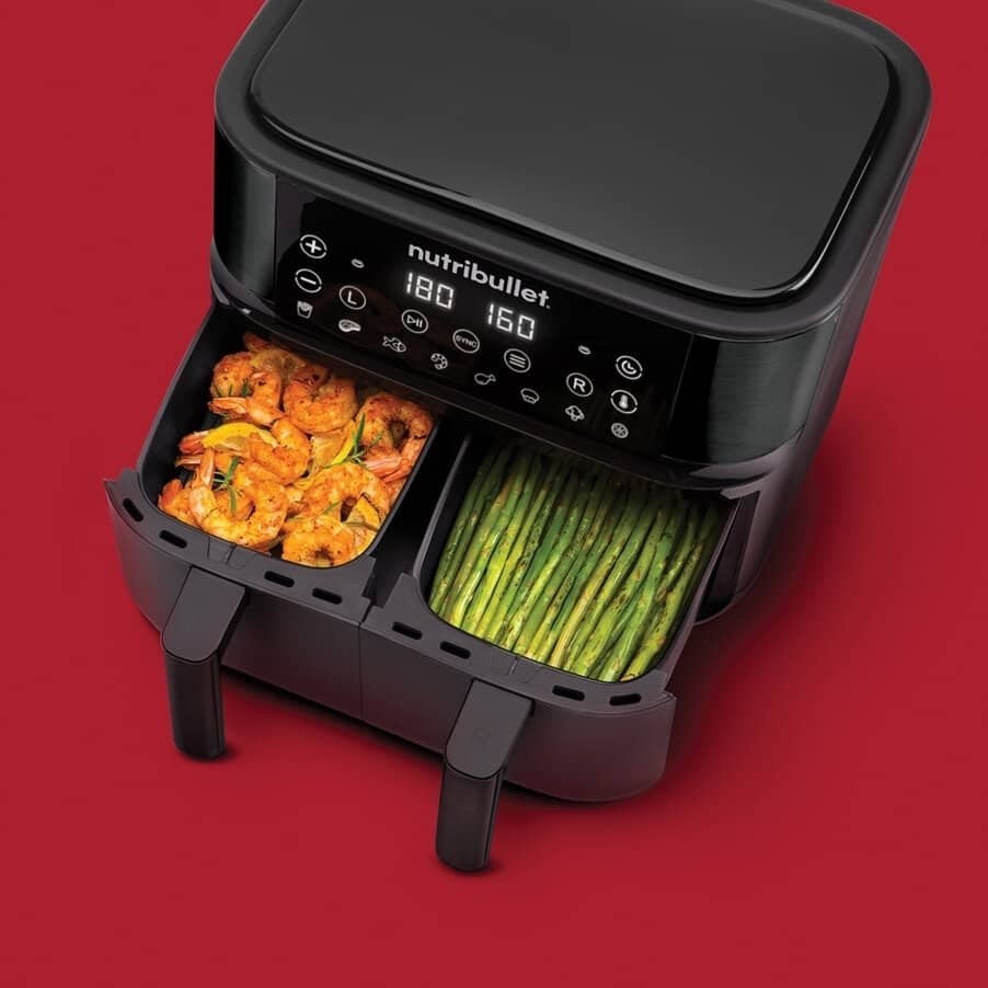 Аэрофритюрница NutriBullet Twin Drawer NBA081B
