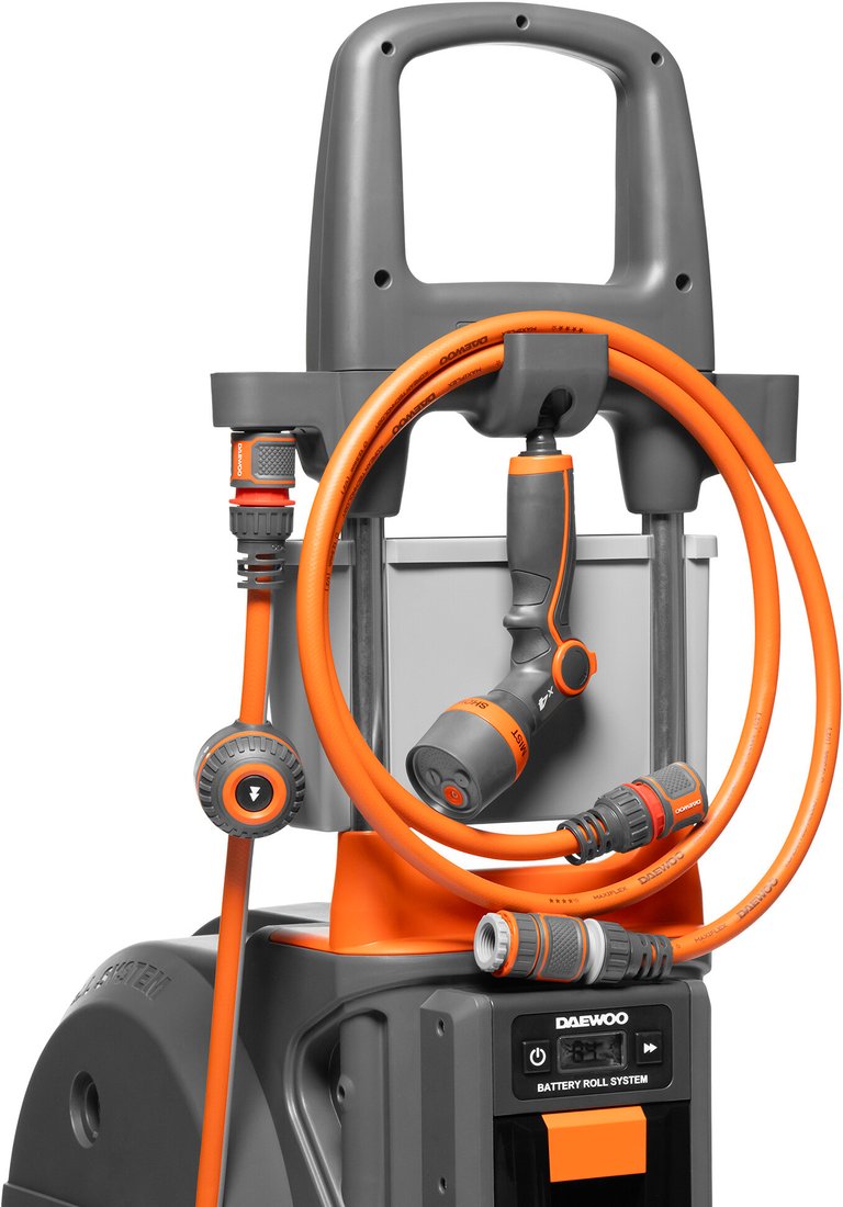 Тележка со шлангом Daewoo Power DWR 4021Li Set (с 1-им АКБ, 1/2", 40 м)