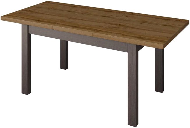 Кухонный стол Senira Кастусь 110-145x70 (дуб вотан/венге)