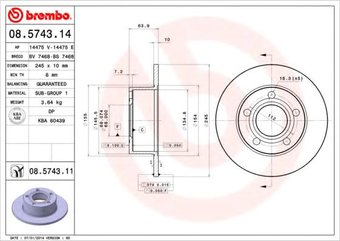 Brembo 08574311