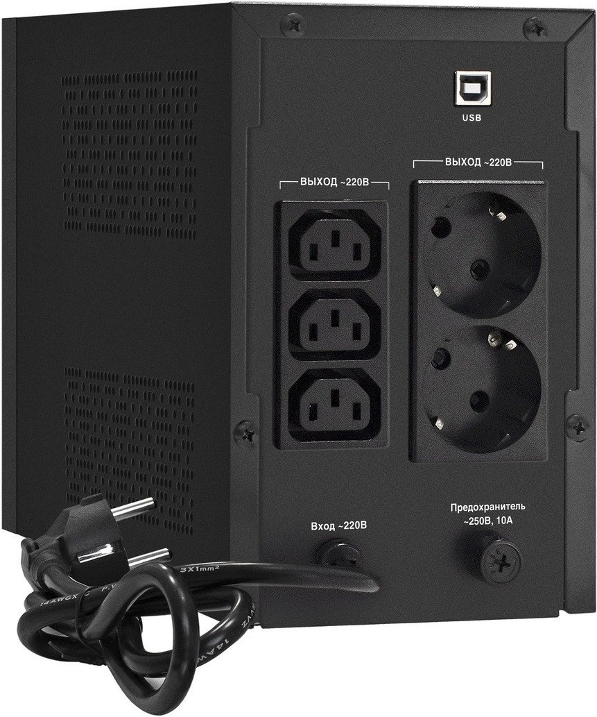 Источник бесперебойного питания ExeGate SpecialPro UNB-1500.LED.AVR.2SH.3C13.USB EX292798RUS