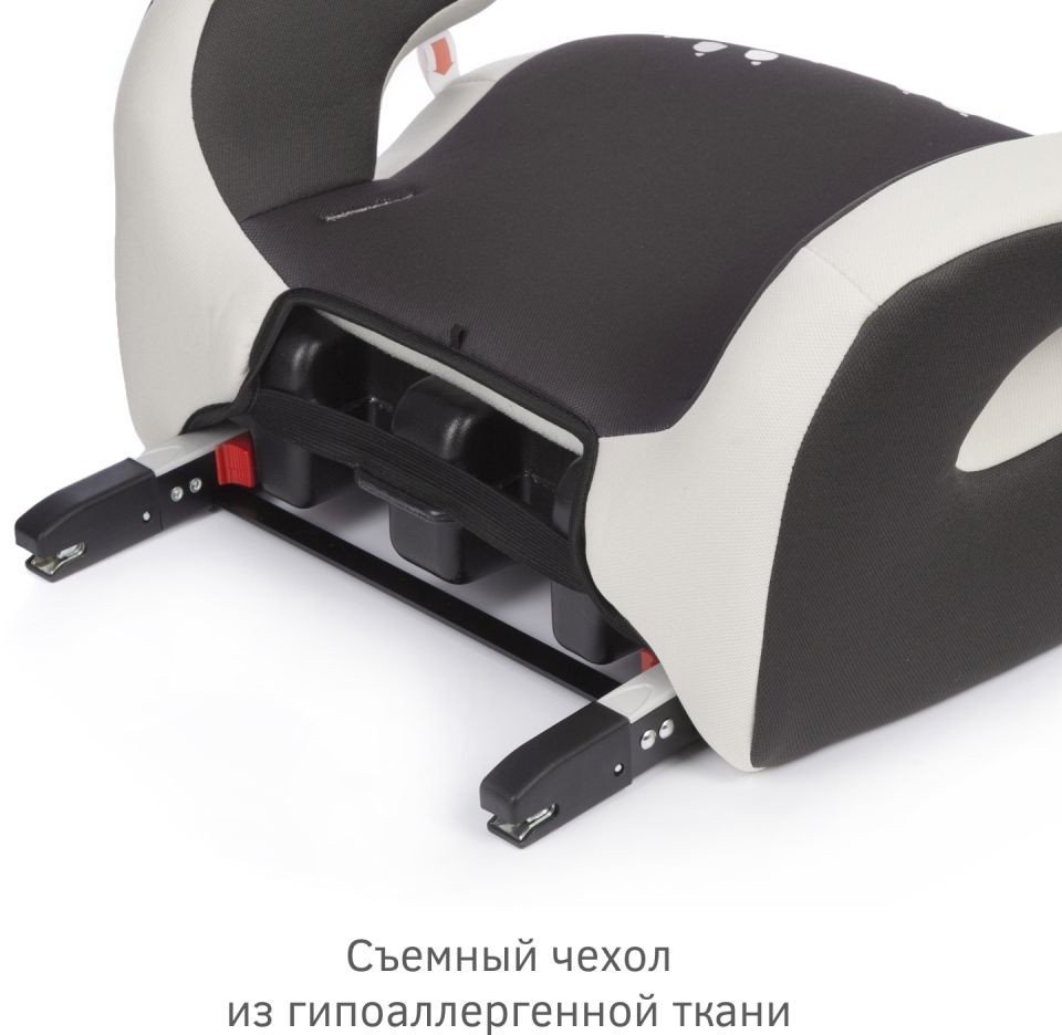 Детское сиденье Siger Fix Lux KRES3996 (енот серый/бежевый)