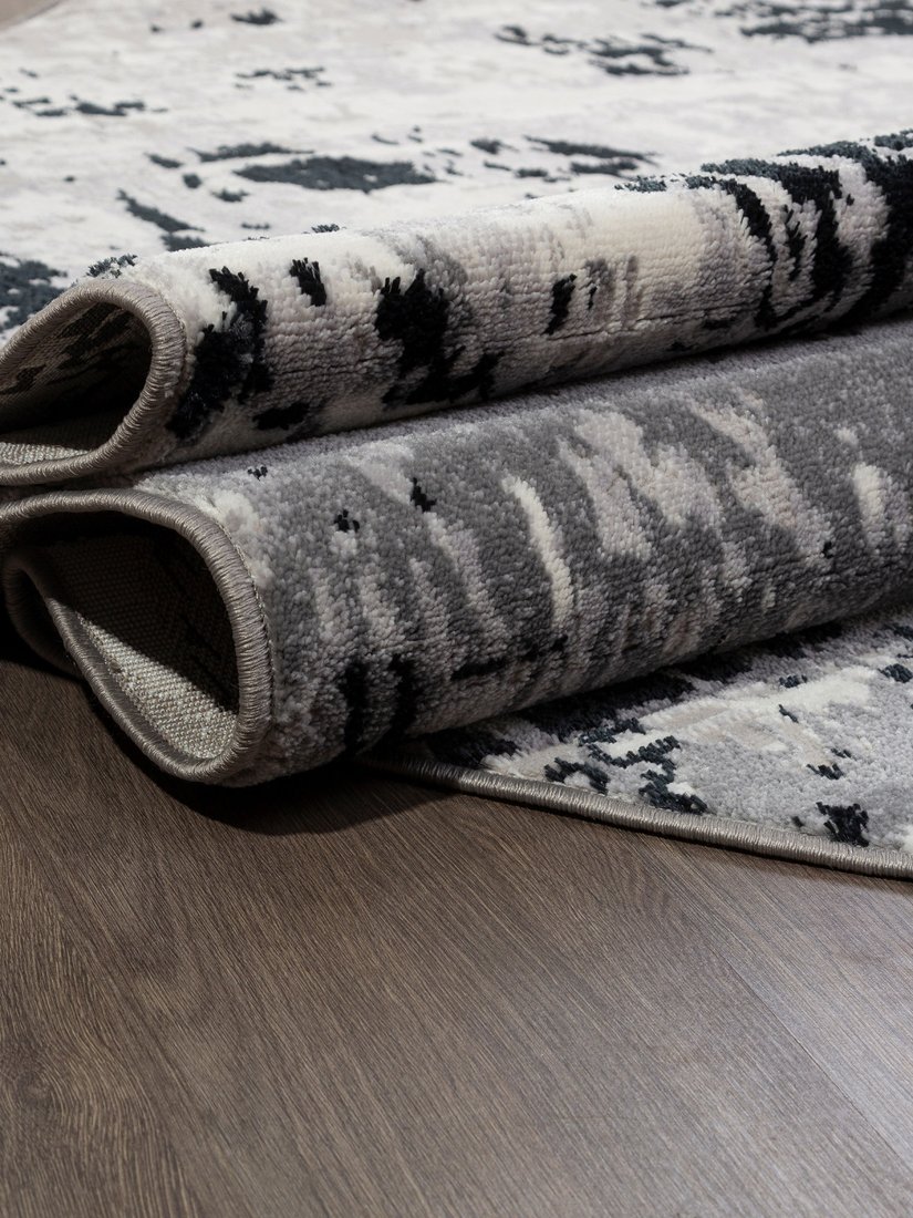 Ковер для жилой комнаты Merinos Palermo F284-OVAL-DARK GRAY (2х2.9)