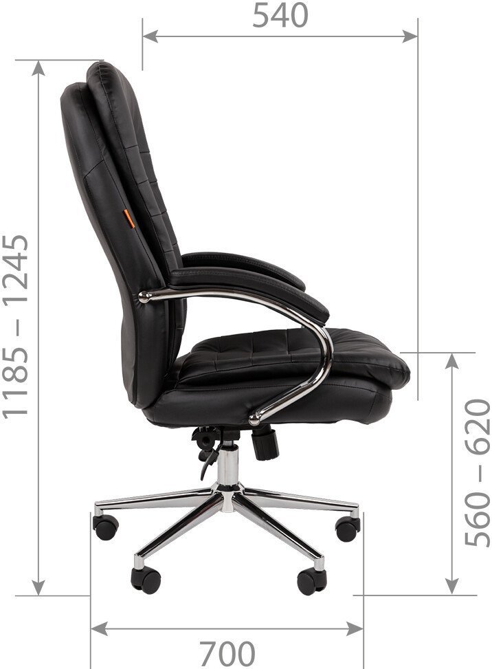 Офисное кресло CHAIRMAN 795 Эко (экокожа черный)