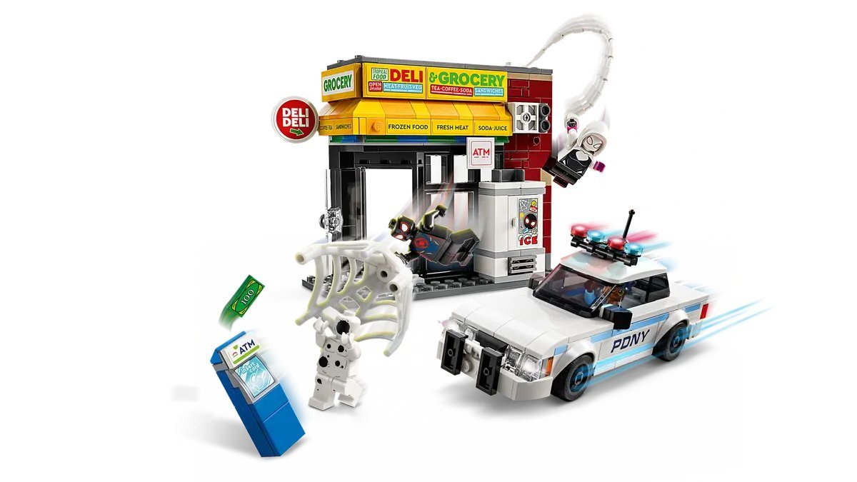 Конструктор LEGO Super Heroes Через вселенные: Майлз Моралес против Спота 76311