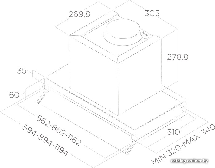 Кухонная вытяжка Elica Box In Plus IXGL/A/120 PRF0097797A