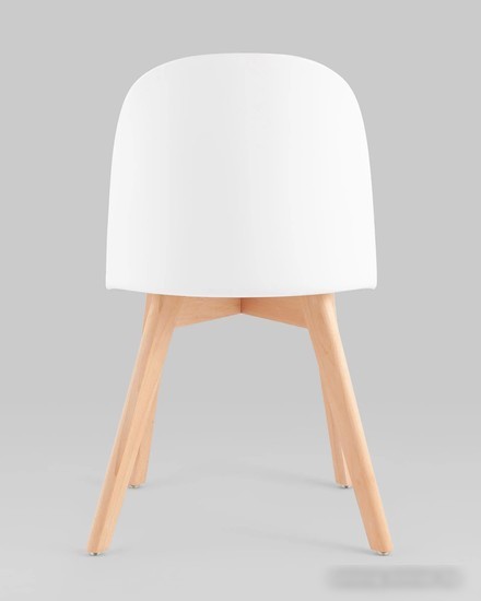 Стул Stool Group Fog с подушкой SL-7022DM (белый, деревянные ножки)