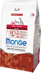 Корм для собак Monge Mini Adult Lamb, Rice and Potatoes 0.8 кг