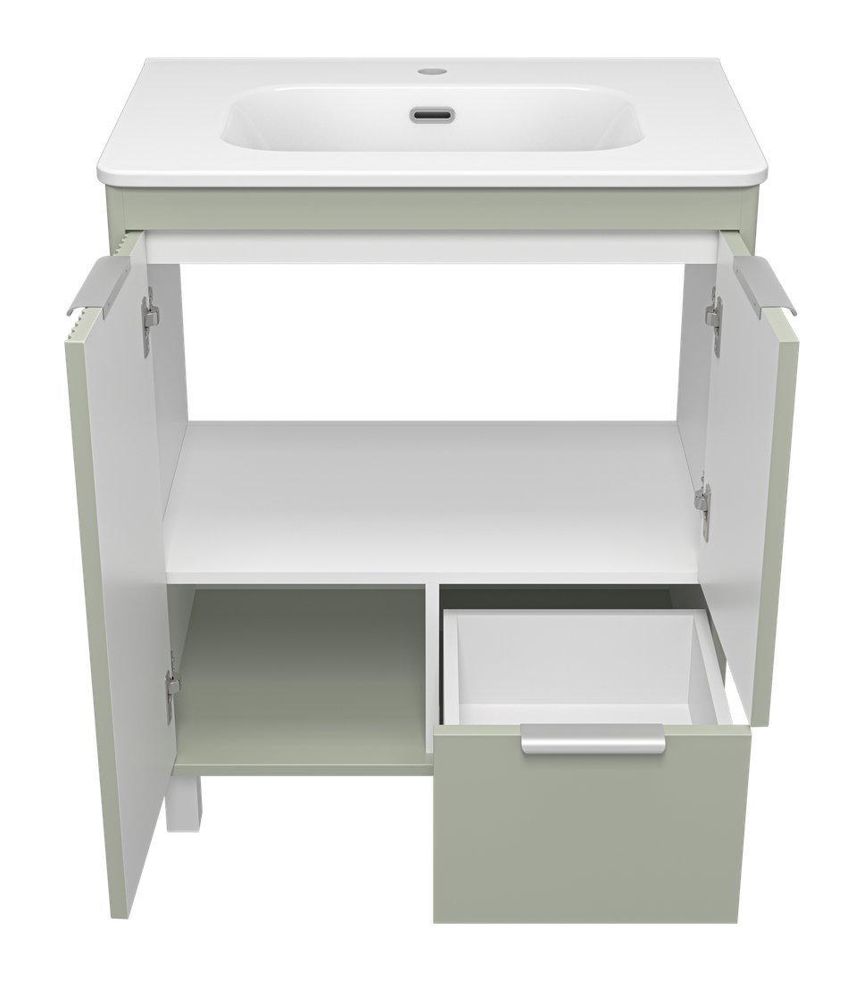 Brevita Тумба под умывальник Risacca Pistachio 70 RIS-06070-0842Я (фисташковый)