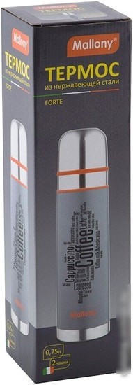 Термос Mallony Forte 0.75л (серый)