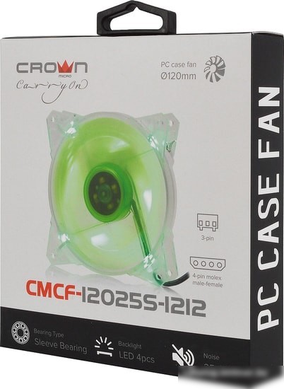 Вентилятор для корпуса CrownMicro CMCF-12025S-1212