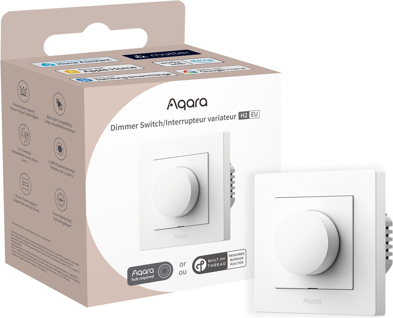 Светорегулятор (диммер) Aqara H2 EU (белый)