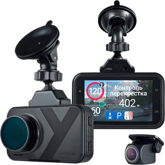 Видеорегистратор-GPS информатор (2в1) Roadgid CityGo 4 2CH (set 2)