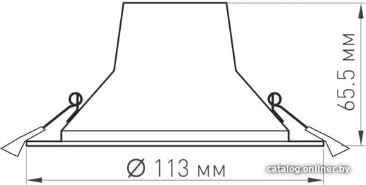 Точечный светильник Arlight LTD-LEGEND-R115-10W Warm3000 027317(1)