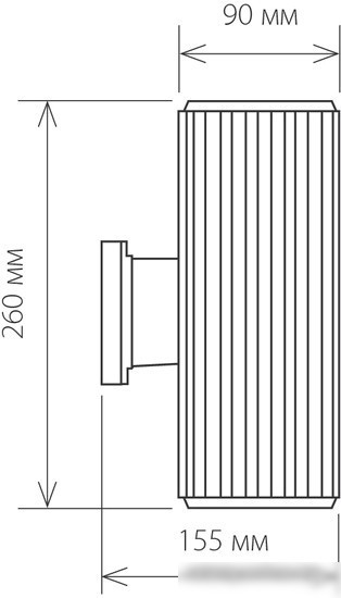 Бра Elektrostandard Techno 1403 (черный)