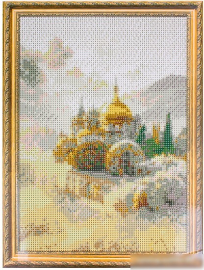 Алмазная мозаика Darvish Храм в облаках DV-9512-16
