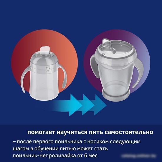 Поильник Lovi 35/353 (150 мл, розовый)