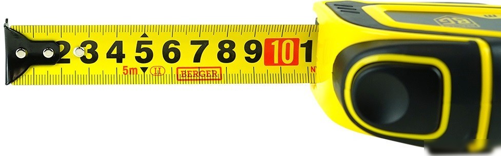 Рулетка Berger Ударопрочная с автостопом 0.025x5м BG1758
