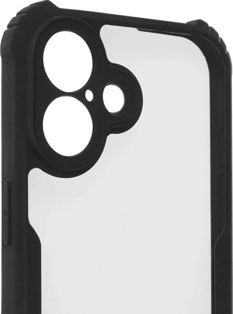 Чехол для телефона BoraSCO Sky Case для Apple iPhone 16 74652 (черный/прозрачный)