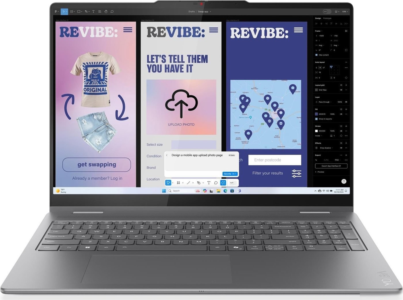 Ноутбук 2-в-1 Lenovo Yoga 7 2-in-1 16ILL10 83JT0000US
