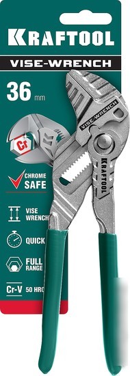 Клещи переставные KRAFTOOL Vise-Wrench 22063