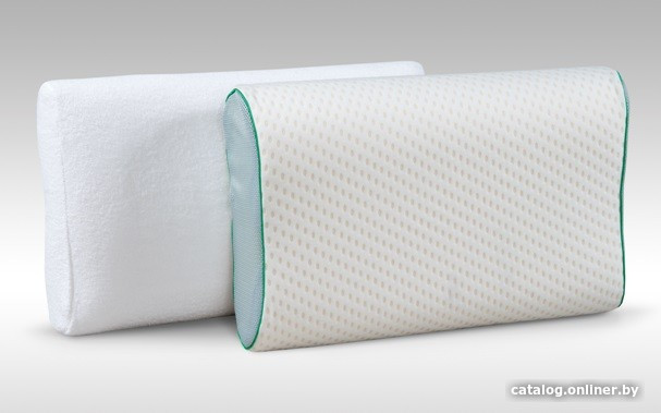 Ортопедическая подушка ИвШвейСтандарт Memory foam массажная 60x40x12 (полиэстер)