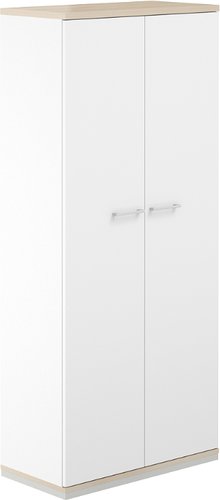 Шкаф распашной Norden 80x40x183.3 AG.221.WH.AR.WH (белый/акация равелло/белый)