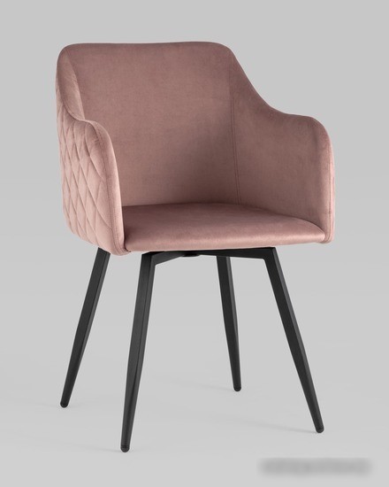 Стул Stool Group Ника MC66-5F KD HLR-44 (велюр пыльно-розовый)