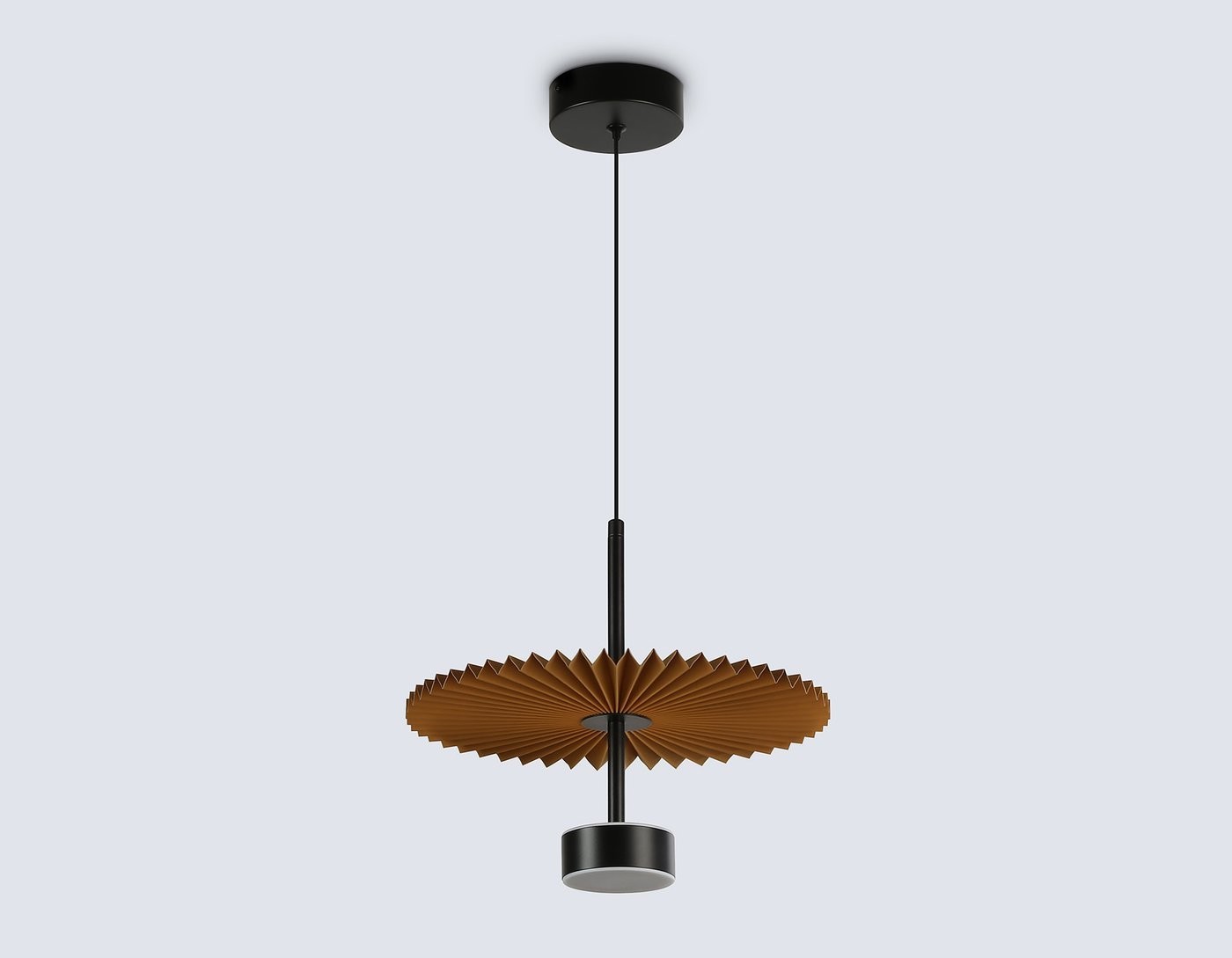 Подвесная люстра Ambrella LH72607 BK/CF (черный/кофе)