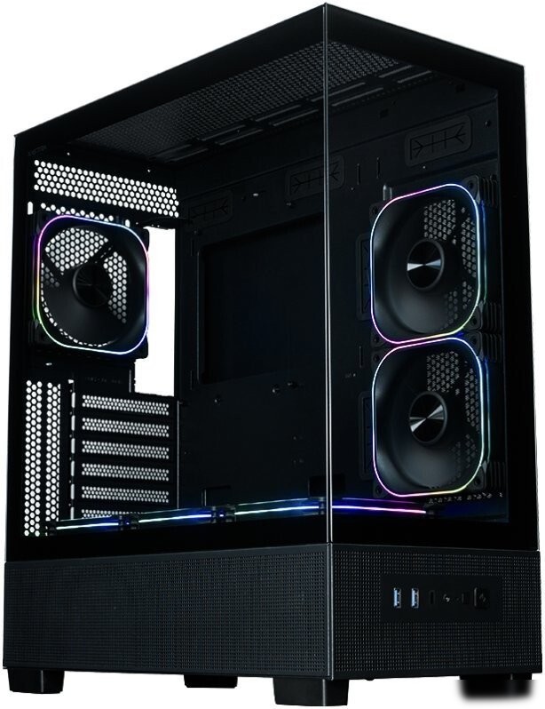 Корпус XASTRA Q500 6ARGB-FG-C10-UC (черный)