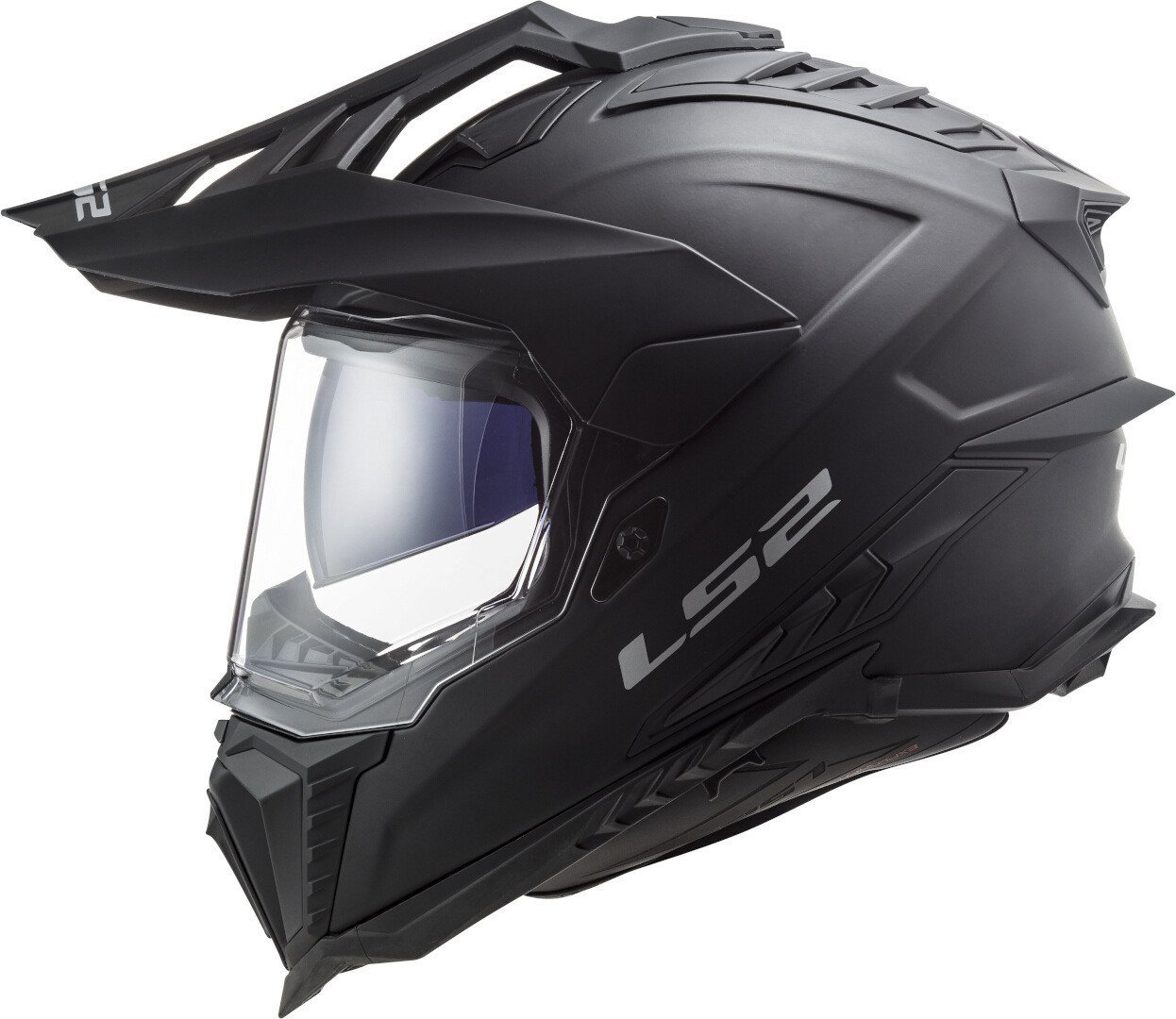 Мотошлем LS2 MX701 Explorer Solid (XL, черный матовый)