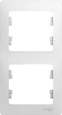 Рамка Schneider Electric Glossa GSL000106 (белый)