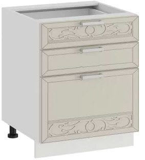 Шкаф напольный Трия Долорес 1Н5Я3 (крем)