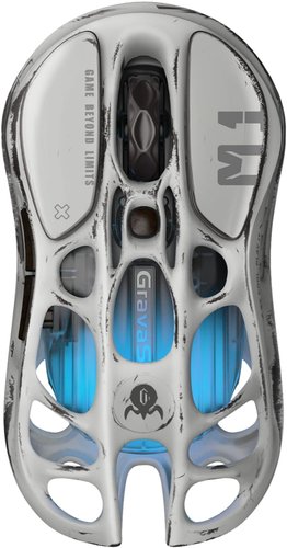 Игровая мышь Gravastar M1 Pro Battle Worn Edition Silver Mist