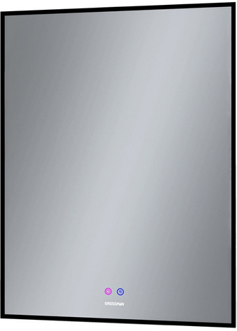 Grossman Зеркало Pragma-норма Black LED 1860802 (с сенсорным выключателем и подогревом)